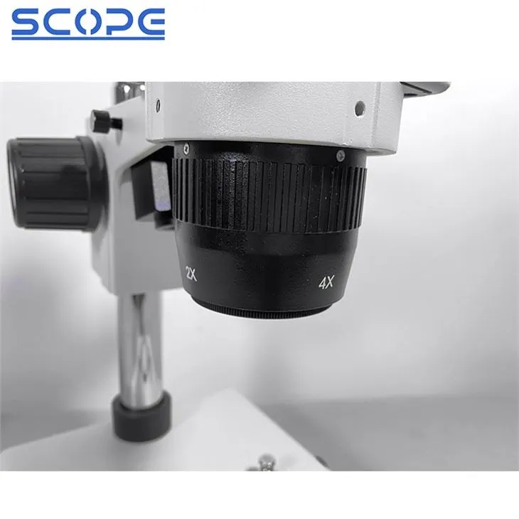 2X 4X turret objective lens stereoscopic microscope made in China